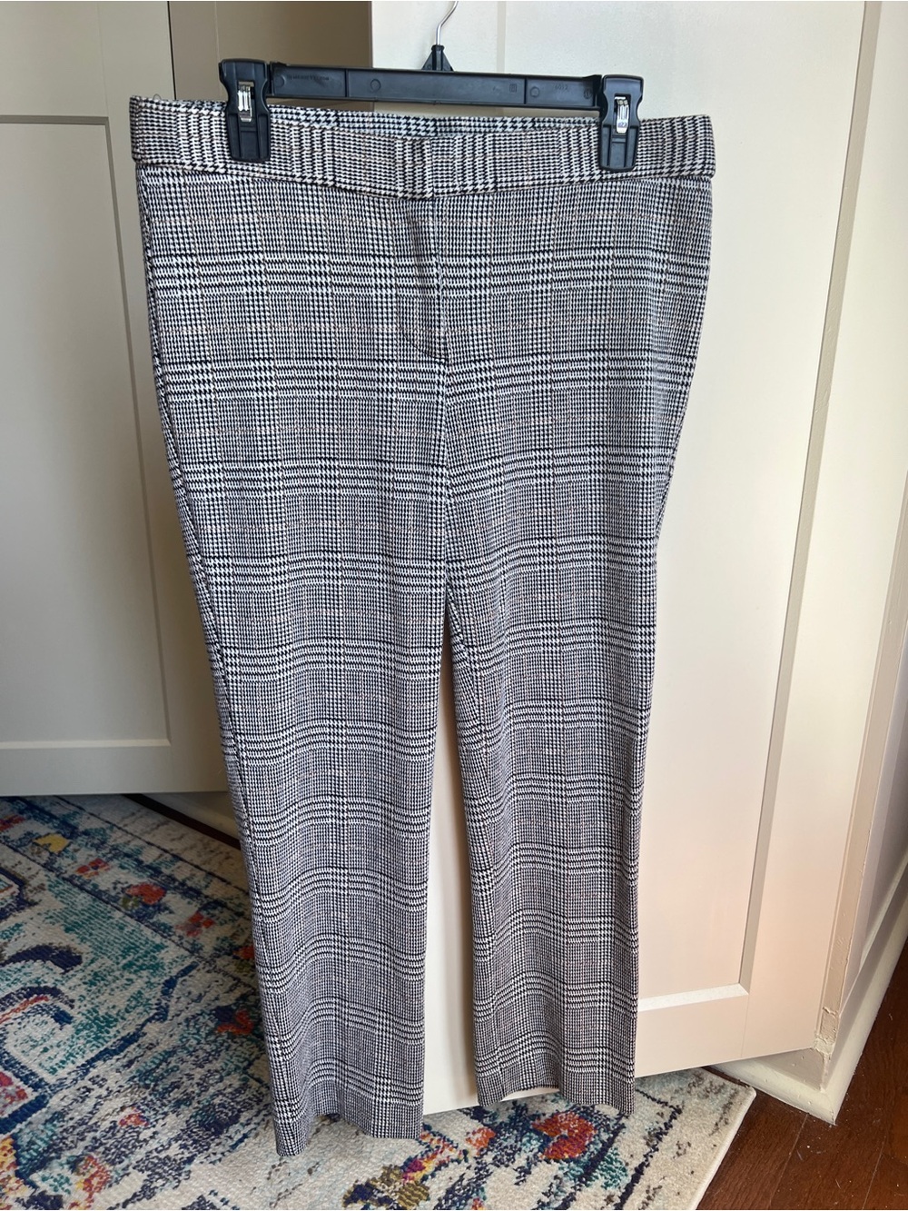 Amanda + Chelsea classic glen plaid Trousers Size 10